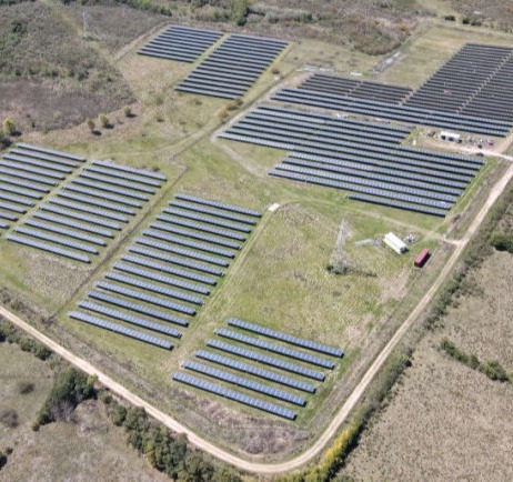 se ven plantas fotovoltaicas